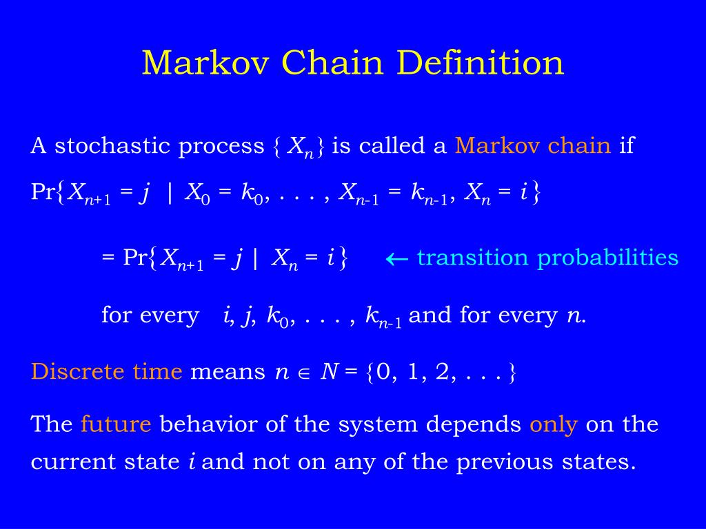 PPT - Lecture 12 – Discrete-Time Markov Chains PowerPoint Presentation -  ID:840419