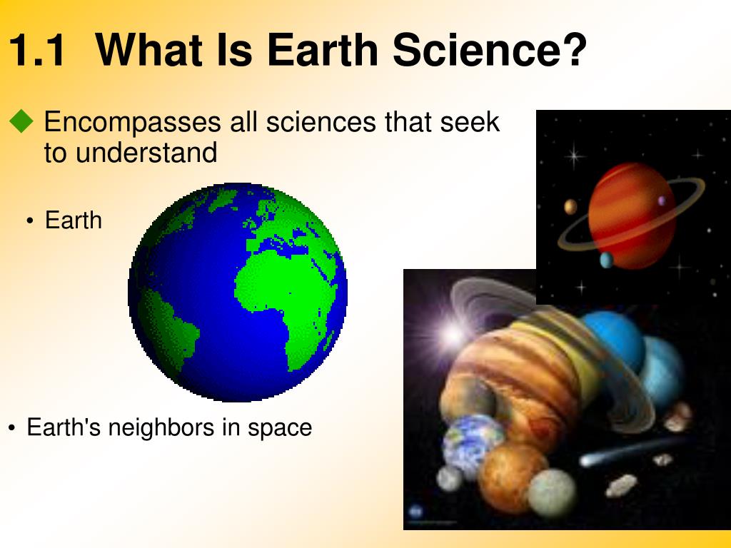 research about earth science