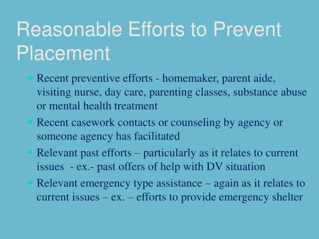 ppt-reasonable-efforts-in-child-welfare-placement-cases-margaret