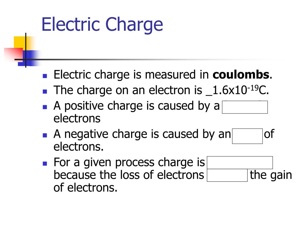 PPT Electric Charge PowerPoint Presentation free download ID