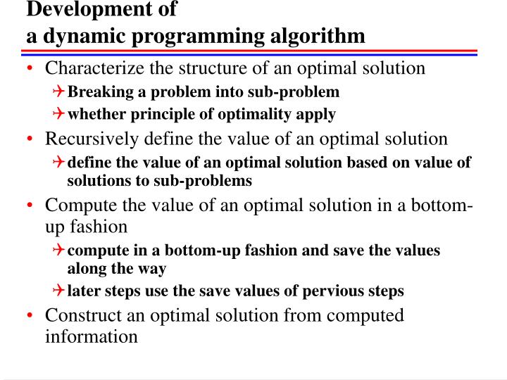 PPT - Dynamic Programming PowerPoint Presentation - ID:841702