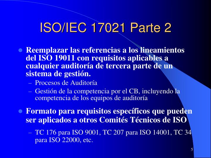 PPT - ISO/IEC 17021:2011 PowerPoint Presentation - ID:842198