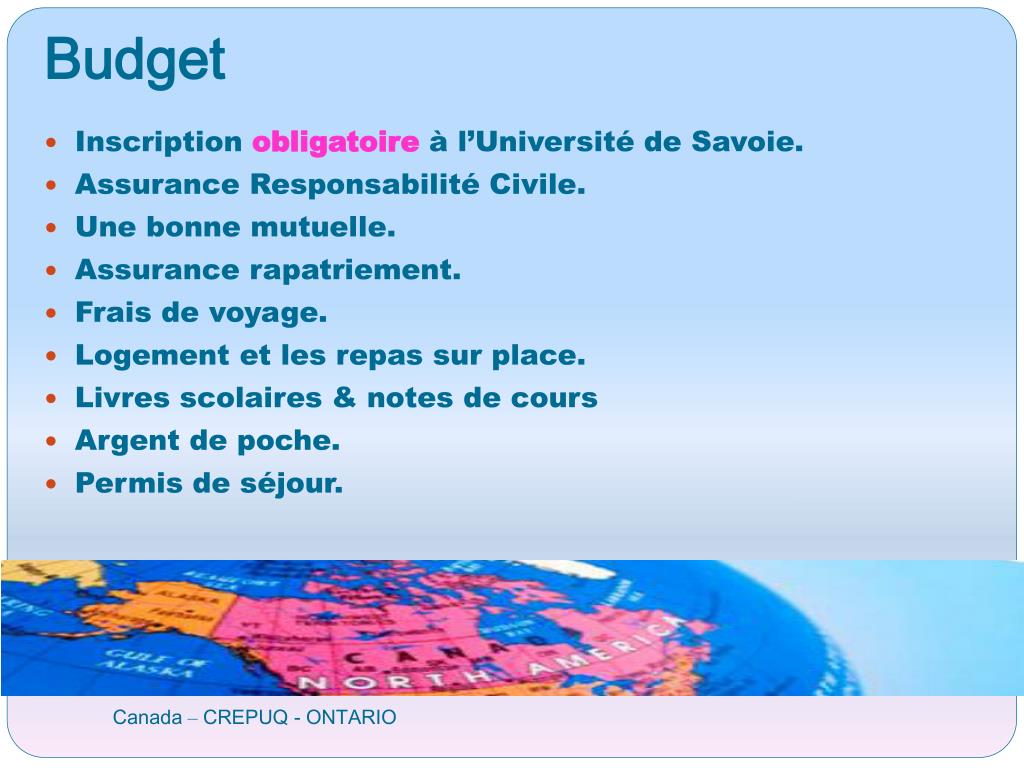 Preuve De Capacité Financière Permis D'étude Canada