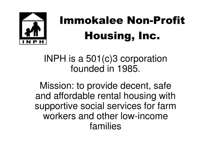 immokalee non profit housing inc n.