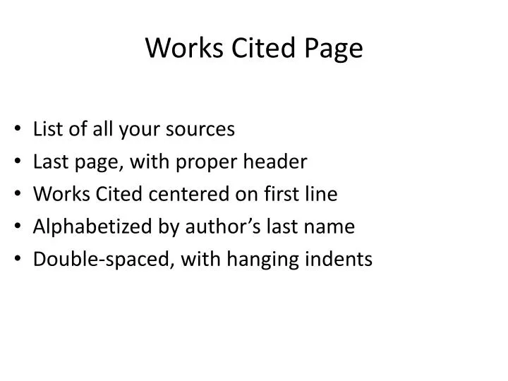 works cited page n.