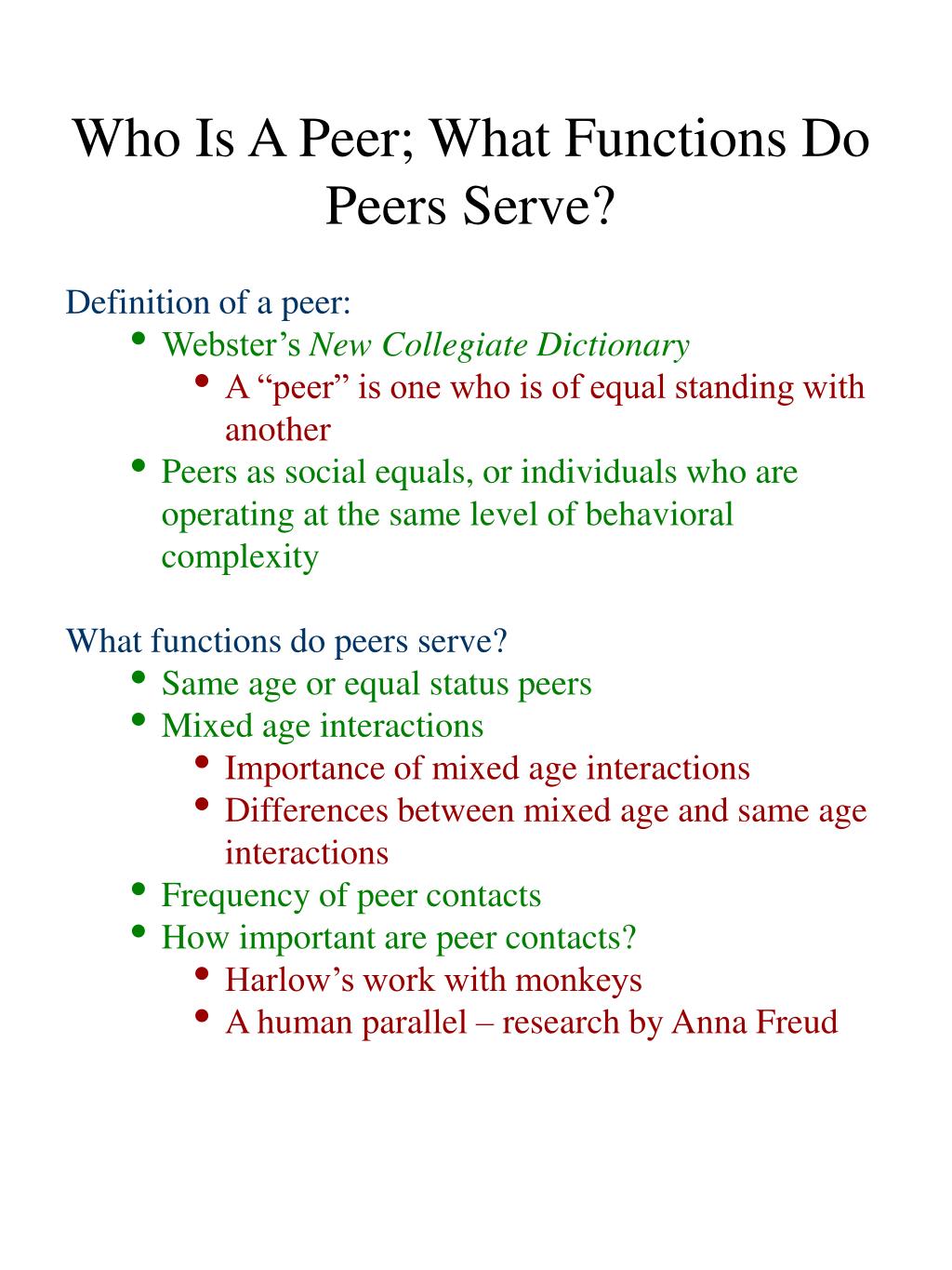 Peers Definition Oxford at Darren Wright blog