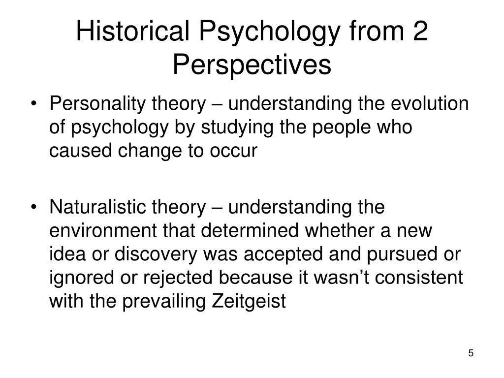 Historical Perspectives in psychology - HubPages
