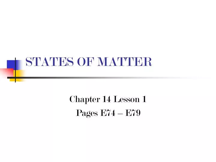 states of matter n.