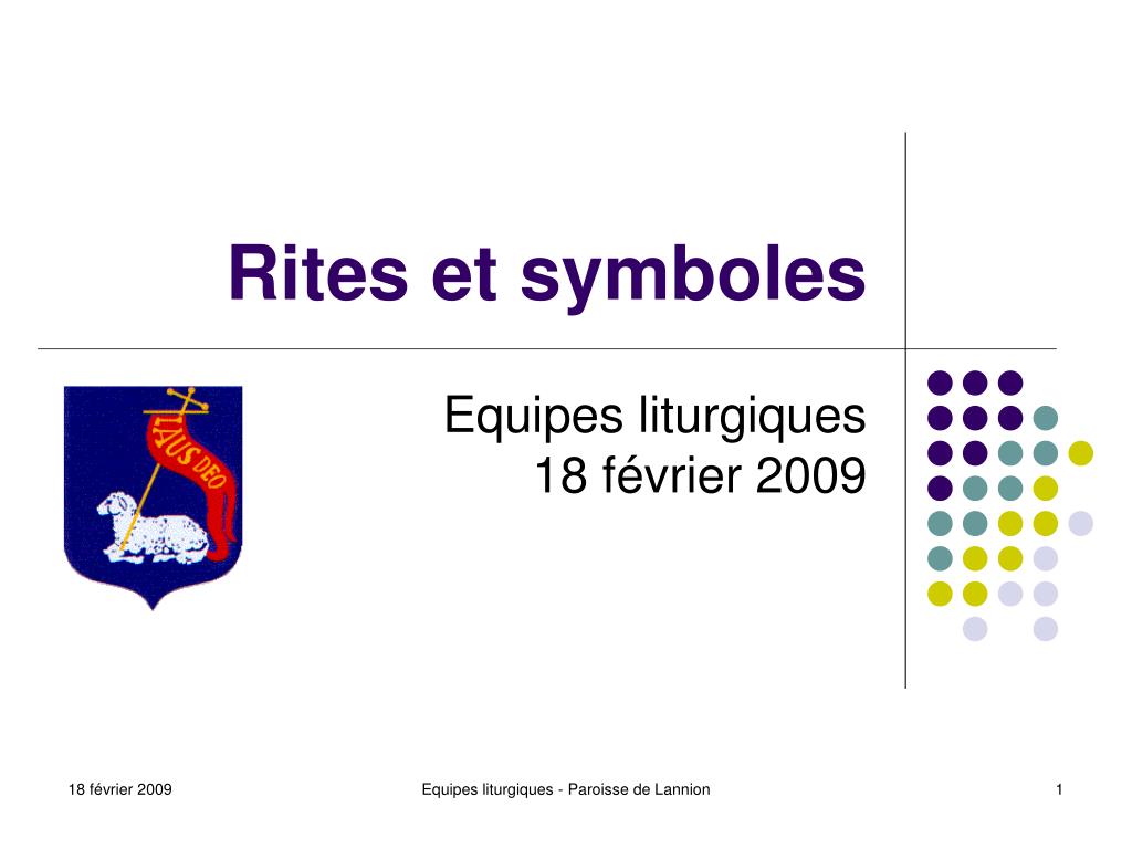 Les différents types de rites