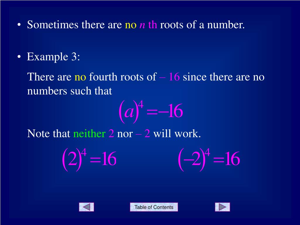 Ppt Nth Roots And Radicals Powerpoint Presentation Free