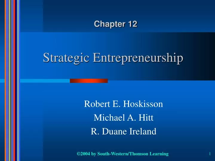 strategic entrepreneurship n.