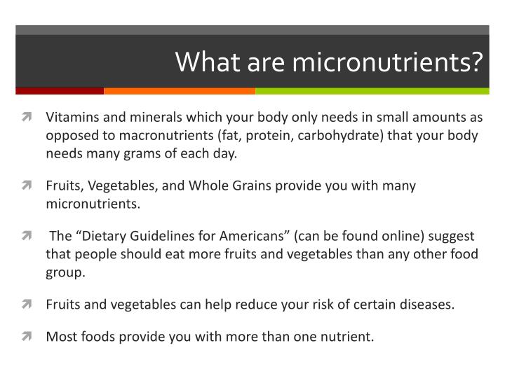 micronutrients and fast food powerpoint presentation Food and nutrition guidelines for healthy children and young people (aged 2– 18 years): a background paper foreword the health and wellbeing of our. micronutrients and fast food powerpoint presentation Food and nutrition guidelines for healthy children and young people (aged 2– 18 years): a background paper foreword the health and wellbeing of our.