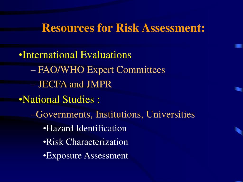 Wto Risk Analysis PPT - World Trade Organization (WTO) Workshop on Risk Analysis and the ...