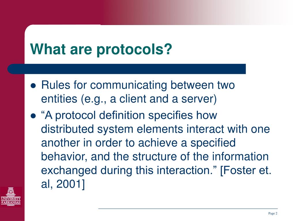 presentation protocol definition