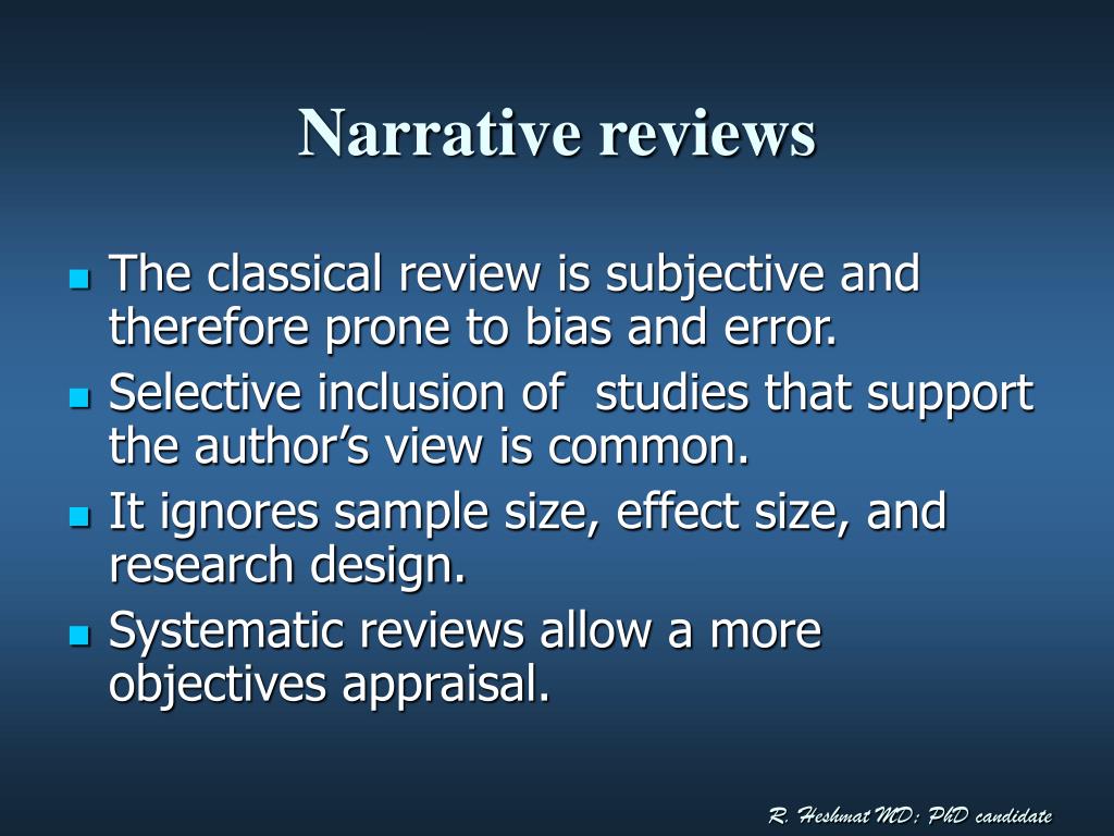 how to write a narrative review article in medicine