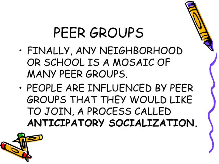 influence of peer groups influence of peer groups