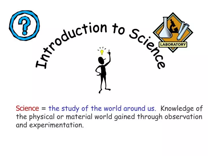 intro for science presentation