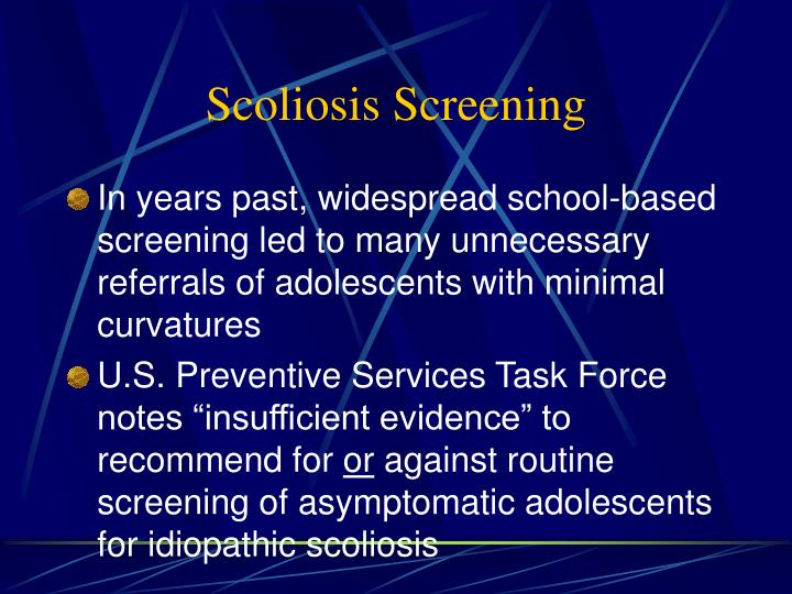 PPT Scoliosis PowerPoint Presentation ID854876