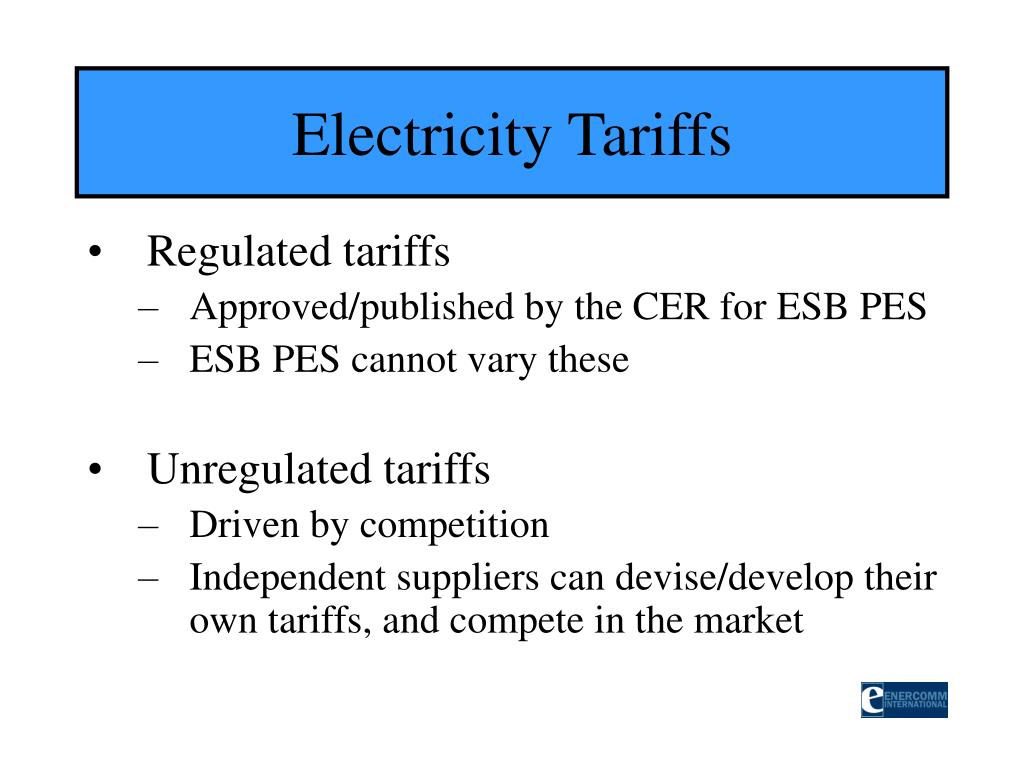 PPT Irish Electricity Market Overview & Procurement Opportunities