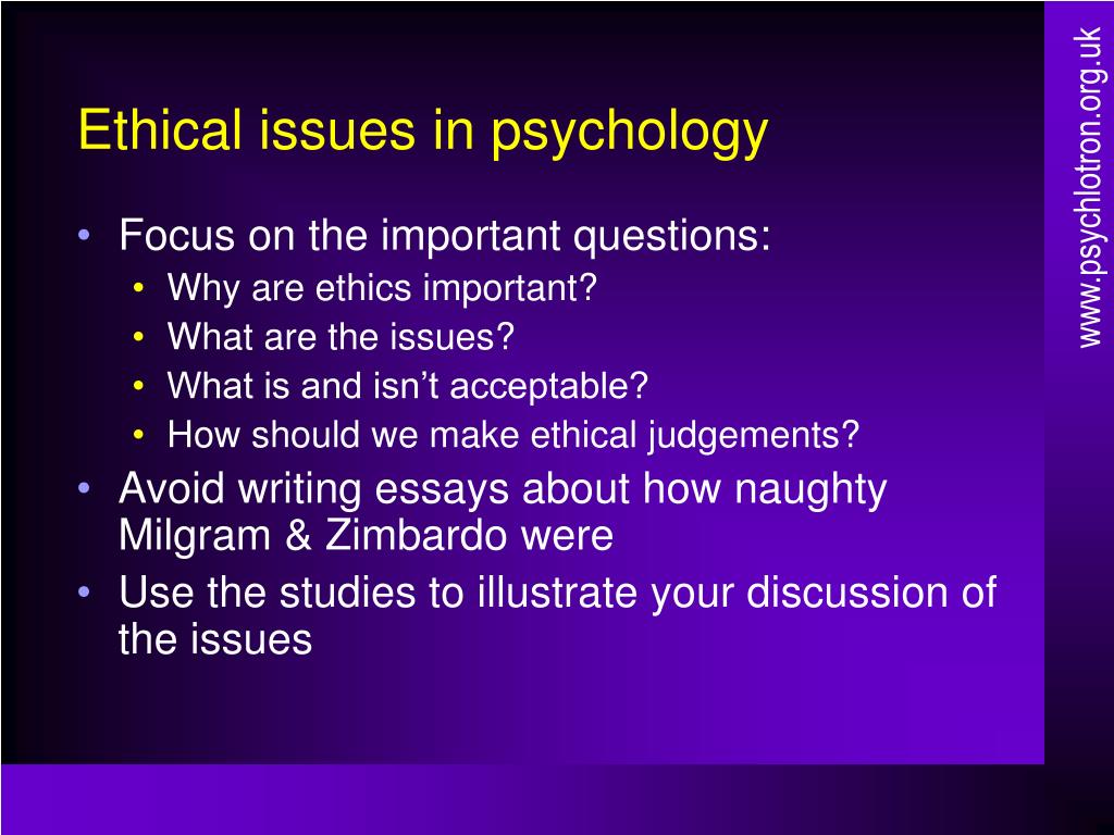 ethical violations in psychology case study