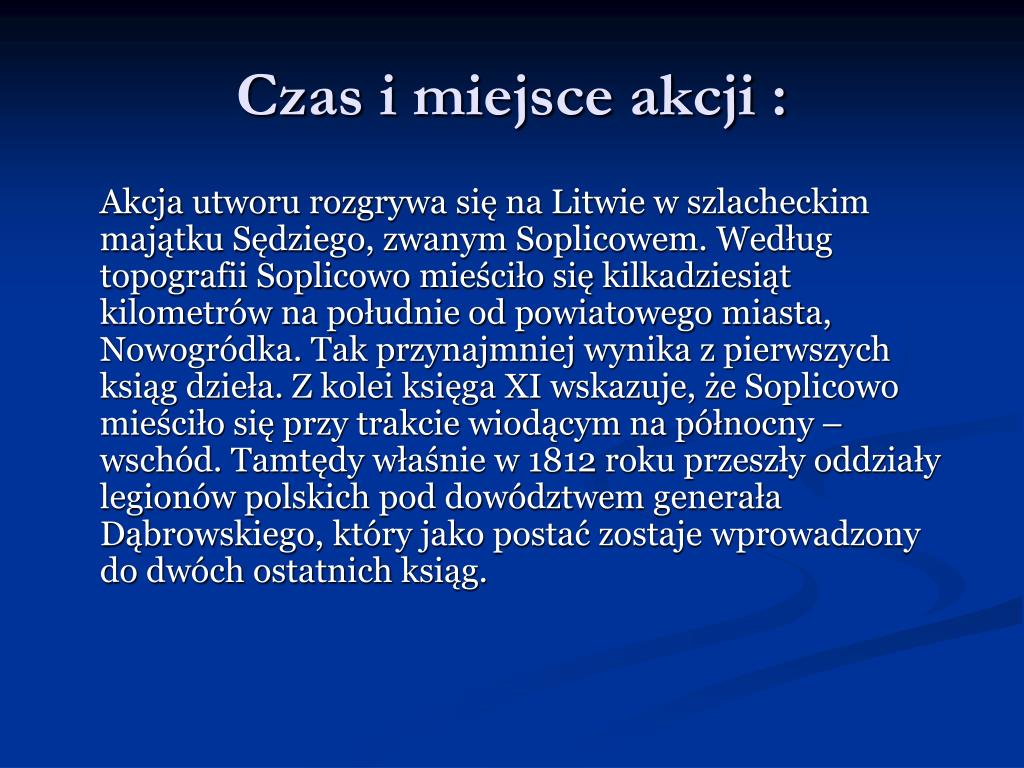 Czas I Miejsce Akcji Zbrodni I Kary PPT - Adam Mickiewicz(1789 – 1855) PowerPoint Presentation, free