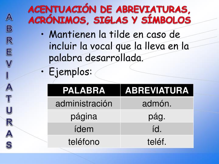PPT - NORMAS DE TILDACION GENERAL Y ESPECIAL PowerPoint Presentation ...