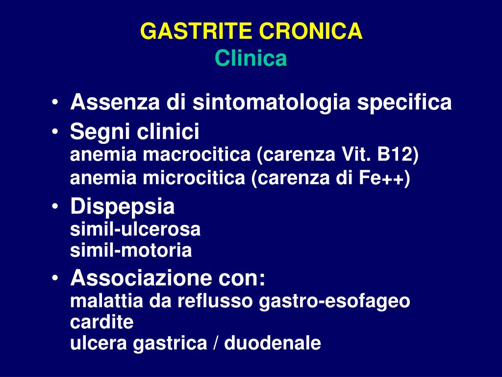 Gastrite Cronica Quiescente Non Atrofica Hp