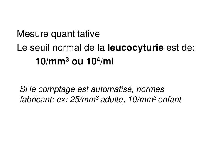 Leucocyturie Sans Bactériurie à Confronter Au Contexte Clinique