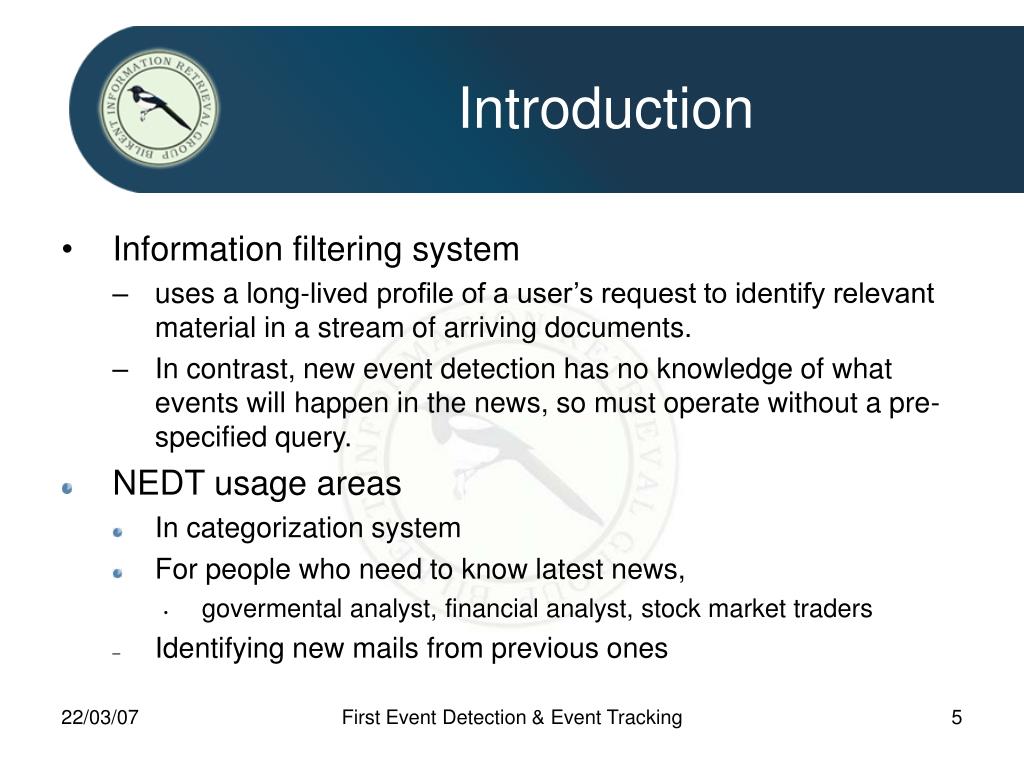 PPT - New Event Detection & Tracking PowerPoint Presentation, free download  - ID:859755