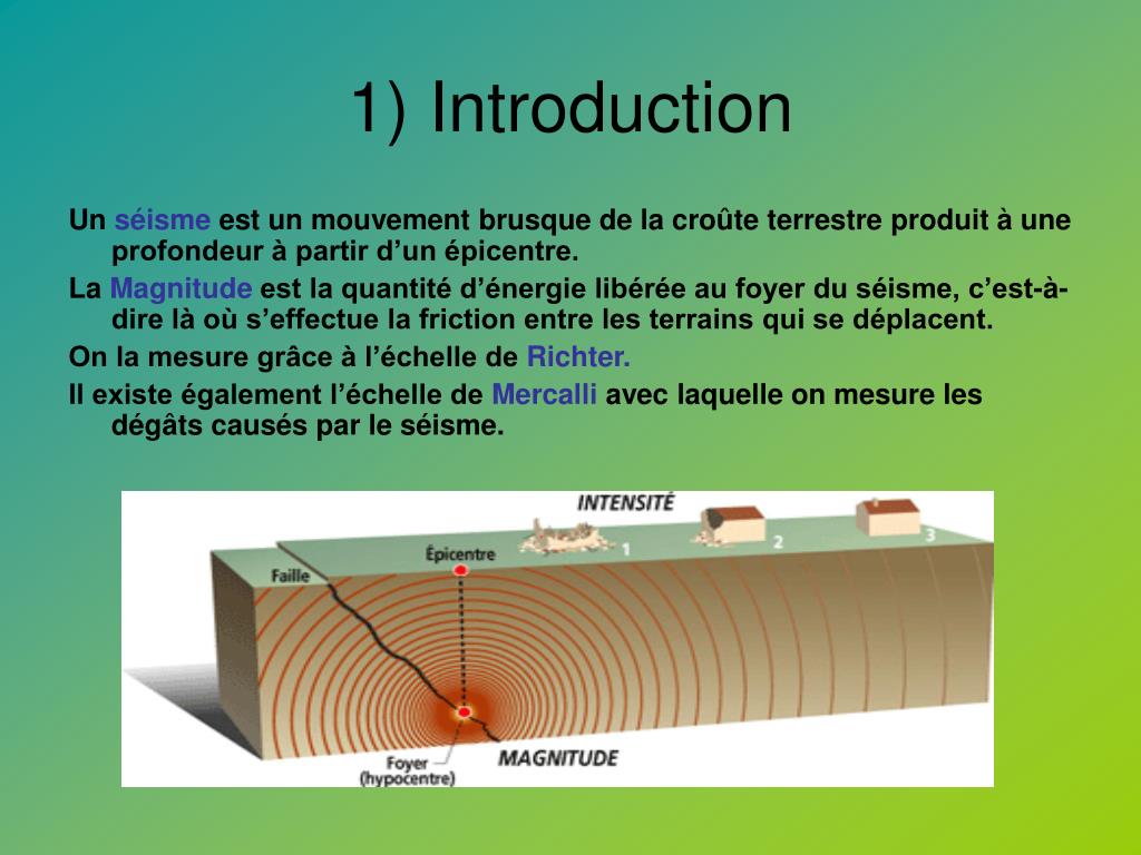 PPT - Les tremblements de terre PowerPoint Presentation, free download ...