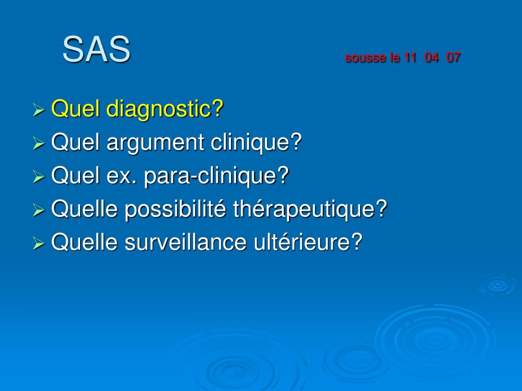PPT - SYNDROME OBSTRUCTIF D’APNEE DU SOMMEIL : DIAGNOSTIC ET TRAITEMENT ...