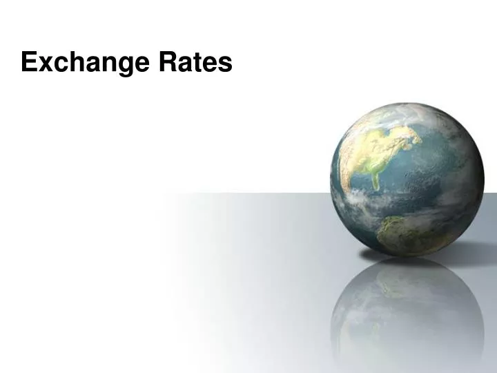 exchange rates n.