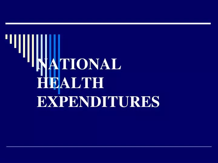 national health expenditures n.
