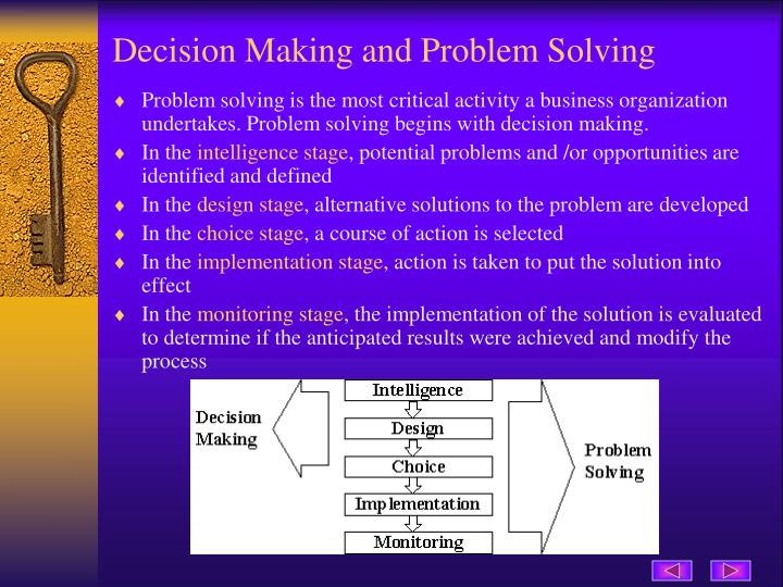 solving problems and making decisions solving problems and making decisions