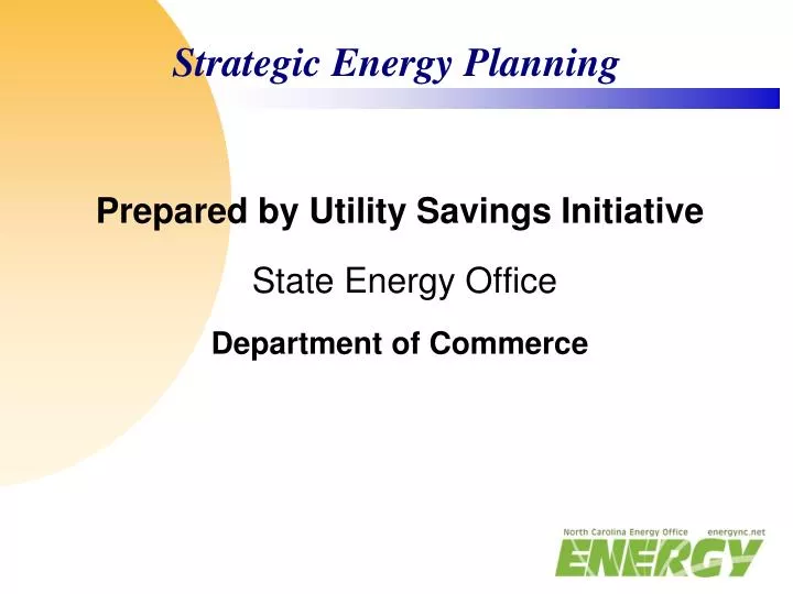 strategic energy planning n.