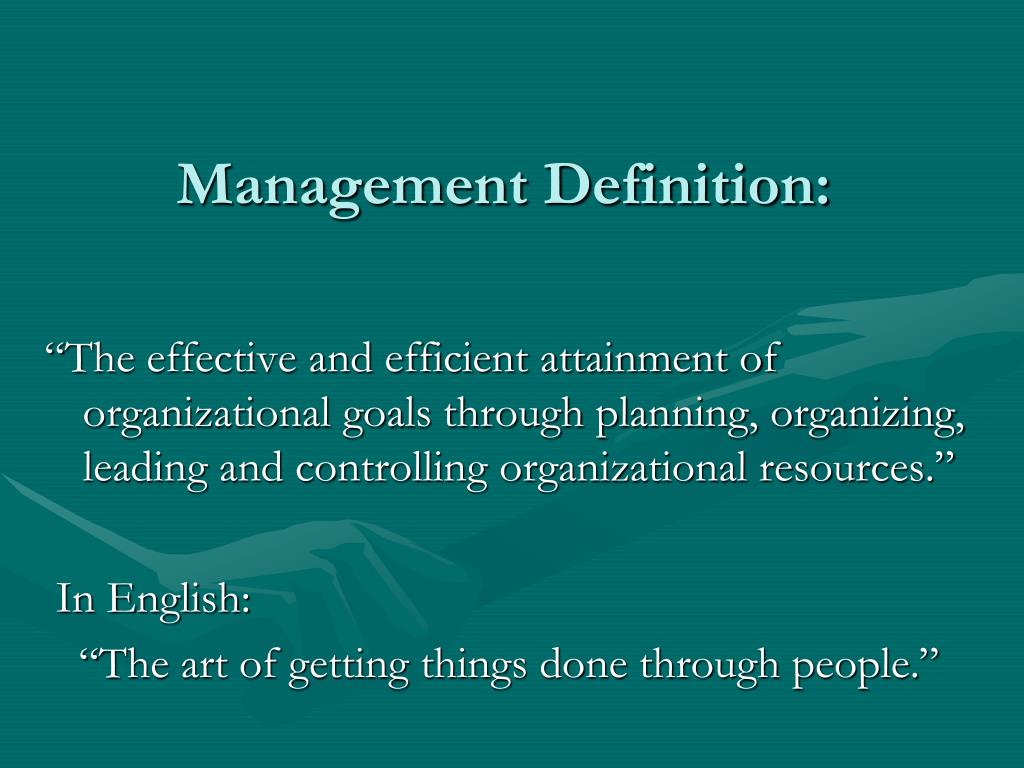 presentation management definition