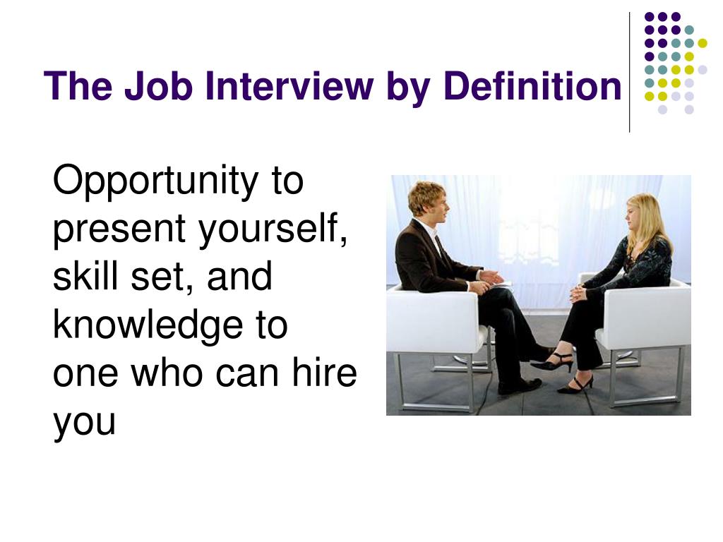 presentation interview definition