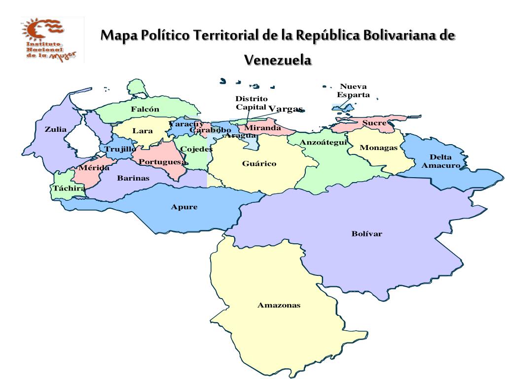 Ppt Mapa Político Territorial De La República Bolivariana De
