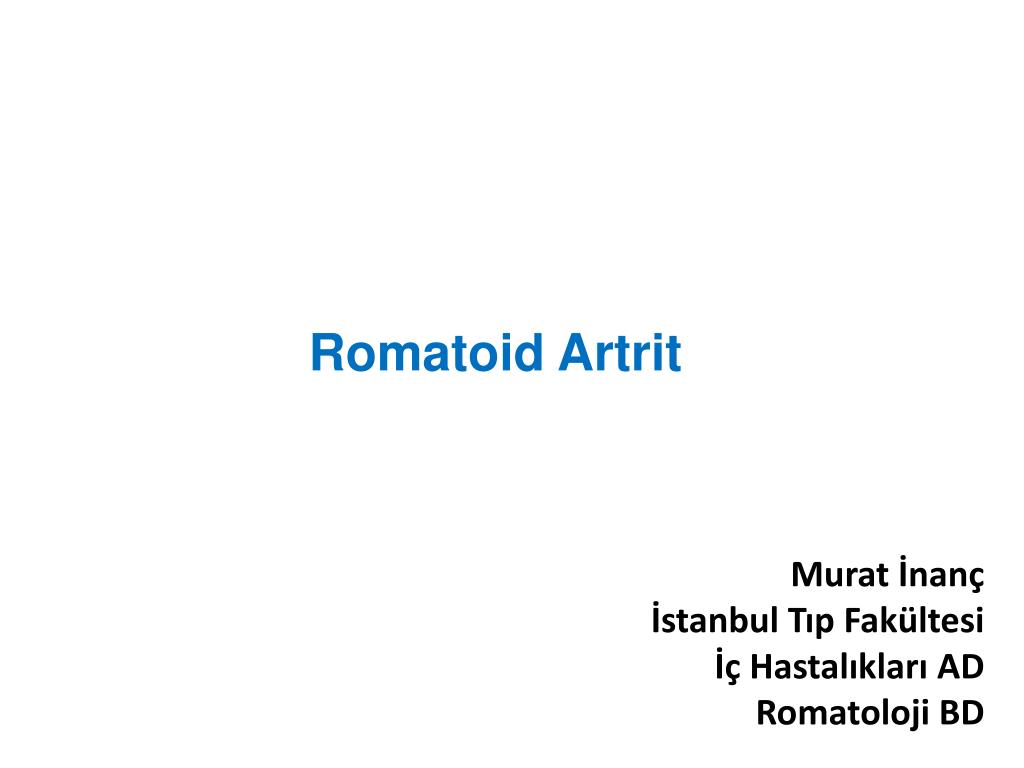 Reaktif artrit - tedavi ve önleme Reaktif artrit - tedavi ve önleme