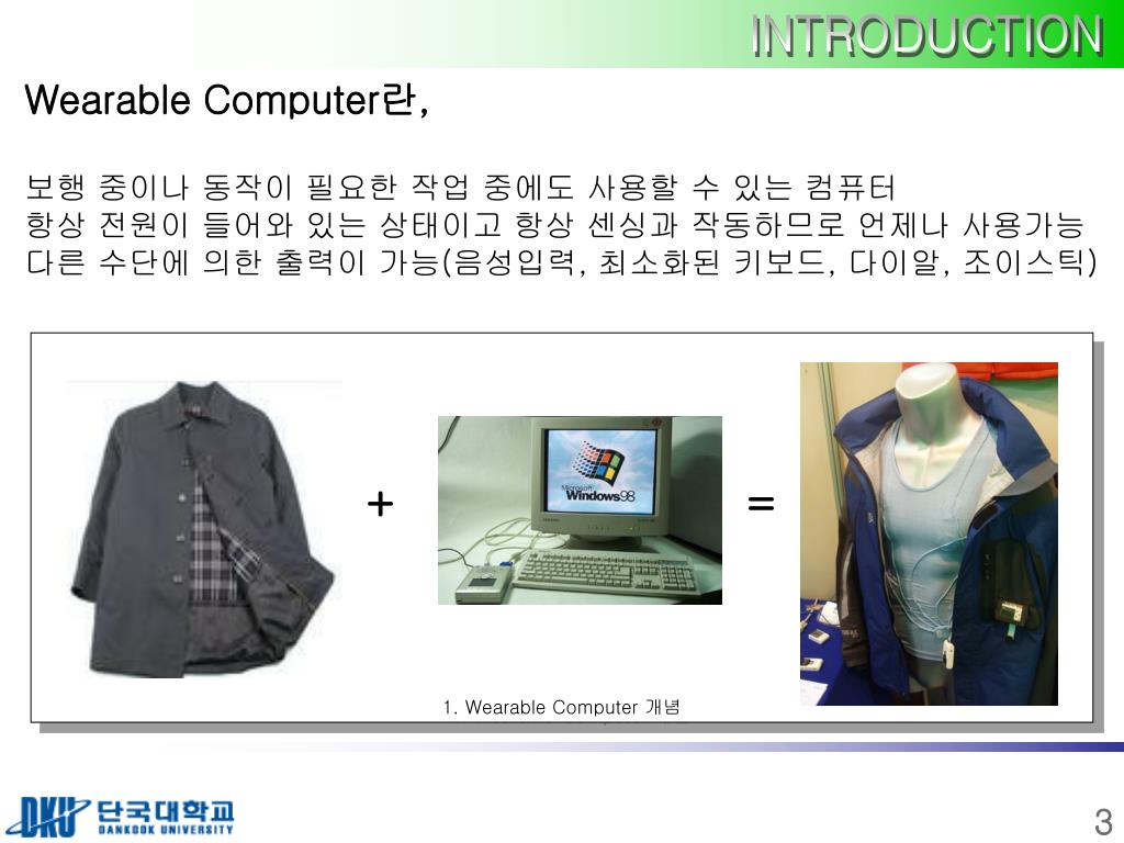 wearable computer presentation