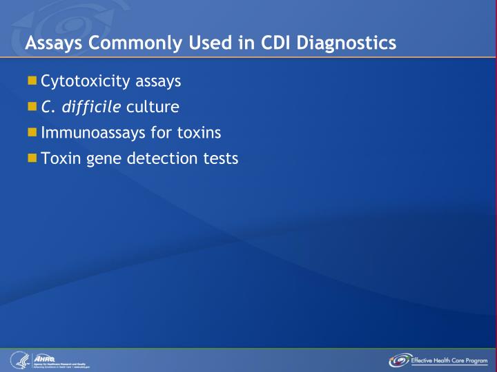 PPT - Clostridium difficile Infections: Diagnosis, Treatment, and ...