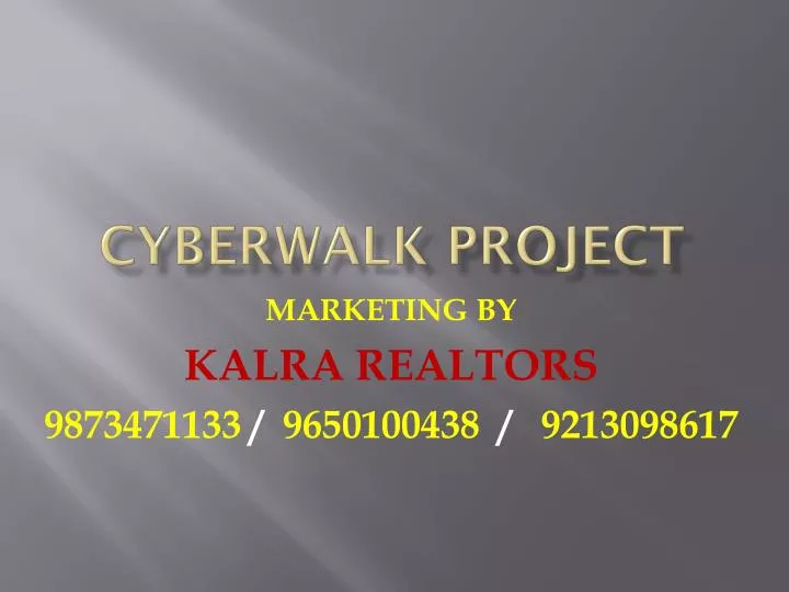 cyberwalk project n.