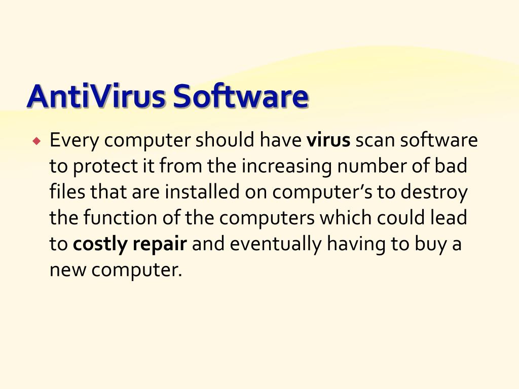 presentation about antivirus software
