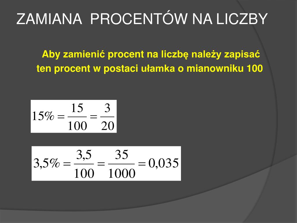 PPT - Procenty repetytorium PowerPoint Presentation, free download -  ID:867184