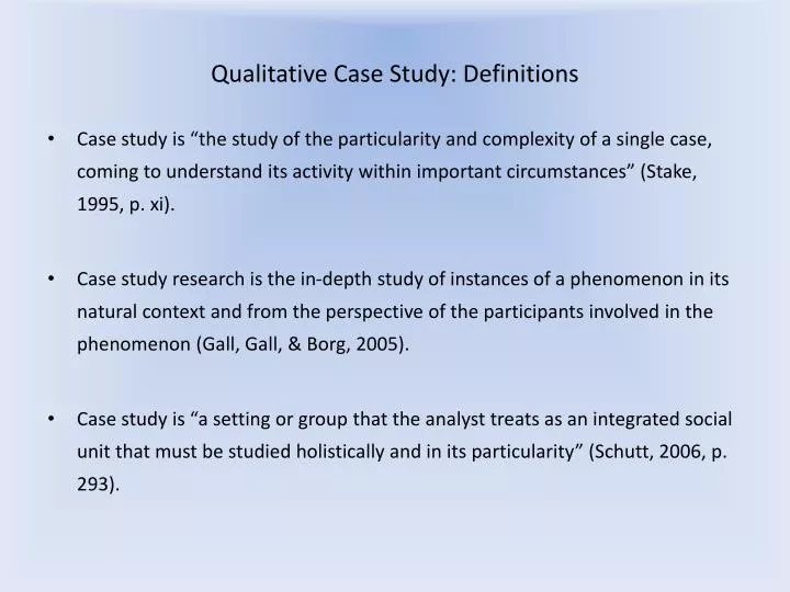 case study design in qualitative research
