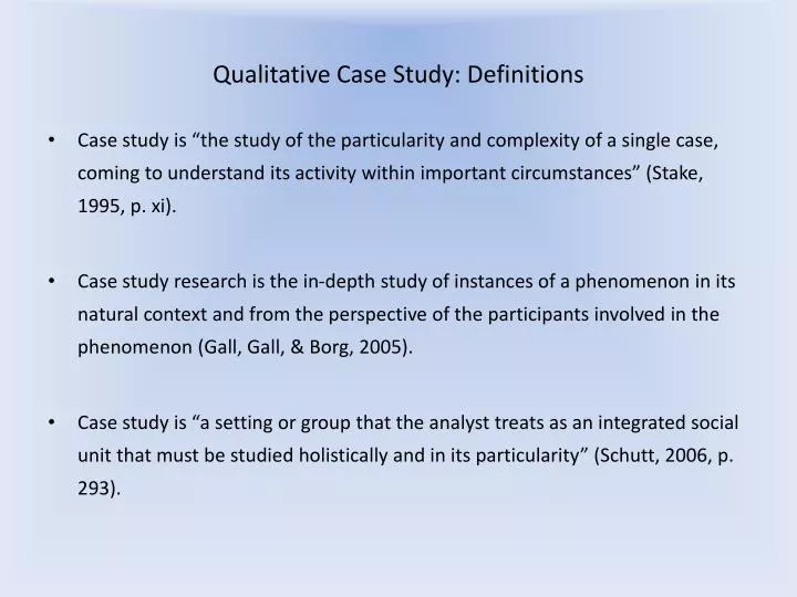 case study research example qualitative