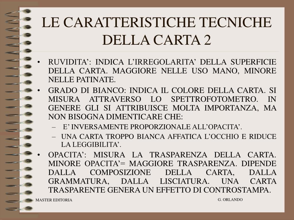 PPT - LA CARTA E LE ALTRE MATERIE PRIME PowerPoint Presentation, free  download - ID:868950