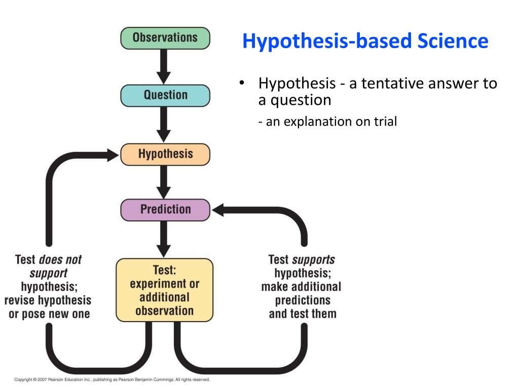 the logic of hypothesis based science