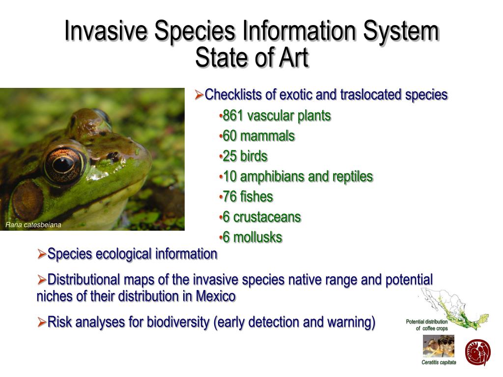 National Invasive Species Information Center State Map Page United