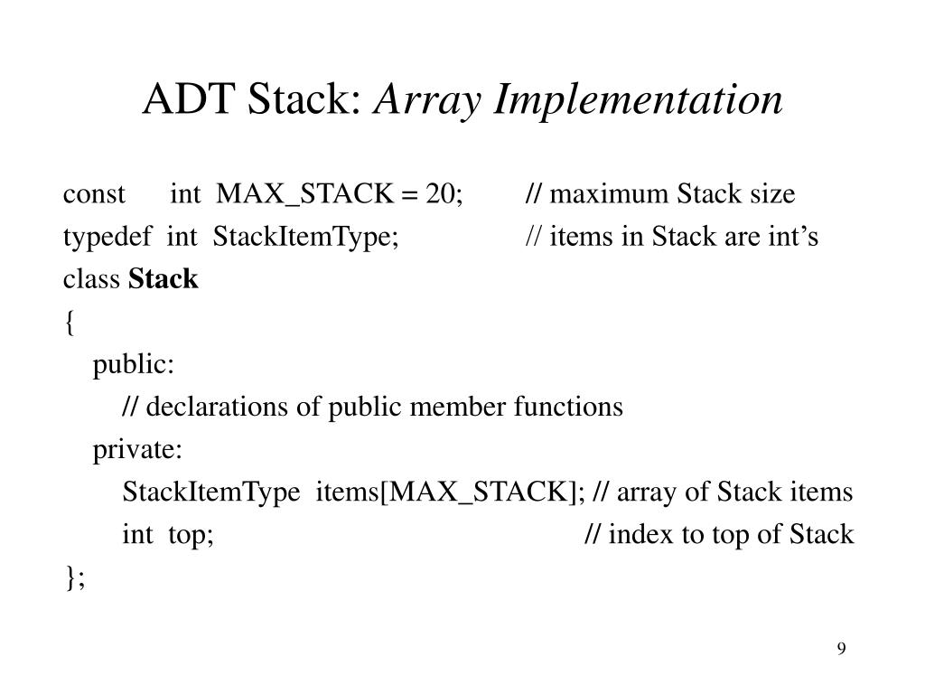PPT - Stacks PowerPoint Presentation, free download - ID:870454